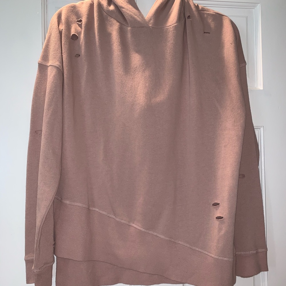 Distressed hoodie